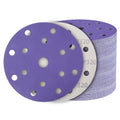 50Pcs 6 Inch Sanding Discs 320 Grit, Hook and Loop Orbital Sandpaper - style: 320Grit-50Pcs
