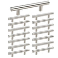 homdiy 15Pack 5in Cabinet Pulls Brushed Nickel Cabinet Handles Nickel Pulls Modern Cabinet Hardware, Stainless Steel Kitchen Cabinet Handles Drawer Pulls - color: Brushed Nickel, size: 5in hole centers