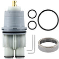 RP46074 Shower Cartridge, Compatible with Delta 13/14 Series Shower Faucet, Replacement Monitor MultiChoice Cartridge, Single Handle Universal Shower Cartridge Repair Assembly with RP22734 Bonnet Nut - style: RP46074+RP22734 Bonnet Nut