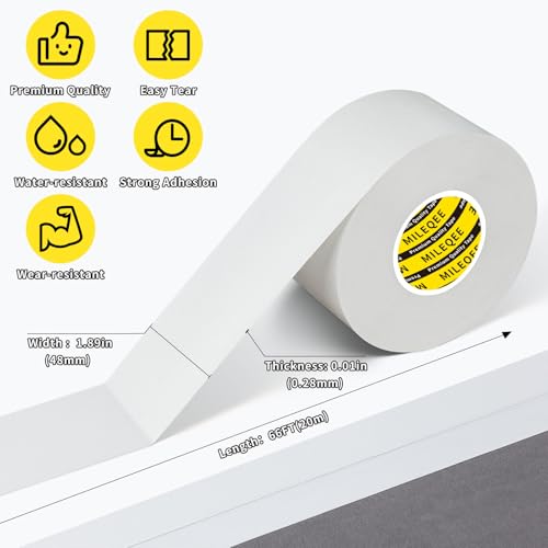 Cloth Duct Window Seal Strip Tape,White,1.89inch x 66FT - color: White, size: 1.89inch x 66FT
