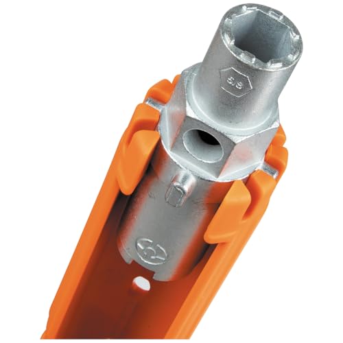Klein Tools 68098 Faucet Wrench, 12-in-1 Plumbing Multi Tool for Sink, Toilet, and Faucet Installations and Repairs - style: Faucet Wrench