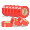 Red Electrical Tape, UL Approved, 0.7in x 33ft, 9 Pack - color: Red