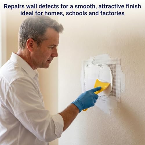 16Pcs Drywall Repair Kit, 4/6/8 Inch Self Adhesive Aluminum Mesh