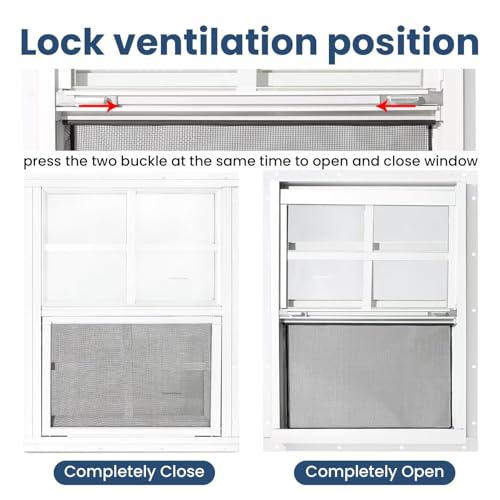 2 Pack Shed Windows, Chicken Coop Windows, 12" x 18" White - color: White, size: 12" x 18"
