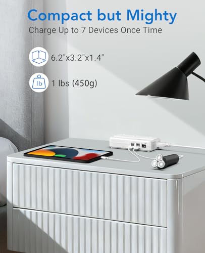 BESTEK Universal Travel Adapter 220V to 110V Converter - color: white