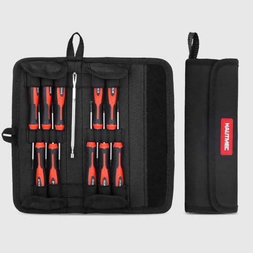 HAUTMEC 11-PCS Precision Screwdriver Set with Telescoping Magnetic Pickup Tool, Magnetic Small Screwdrivers with Phillips, Slotted,Torx Star,Cr-V Steel, Mini Screw Drivers for Eyeglass, Watch,Phone - color: Mini Screwdriver