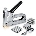 Heavy Duty Staple Gun, 3-in-1 Adjustable Stapler with Remover and Staples
