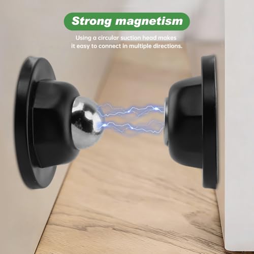 Strong RV Magnetic Door Holder, Easy to Install RV Door Magnet with Compact Space Saving Design, Sturdy Stopper for Trailer Silicone Cushion Door Catch Install for Camper(1 Pack)