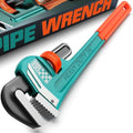 Heavy Duty Pipe Wrench, 36" Adjustable Straight Plumbing Wrench, High Drop-Forged jaws, Professional Pipeline Tool for Water Pipe Fittings, Mechanical assembly, Workshop Operations - size: 36inch