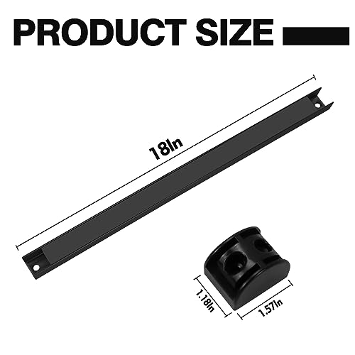 5 Pack Magnetic Tool Holder, Magnetic Strips Tool Magnet Bar PVC Coated for Garage Tool Organizer 18 In - style: 18IN-5 PACK