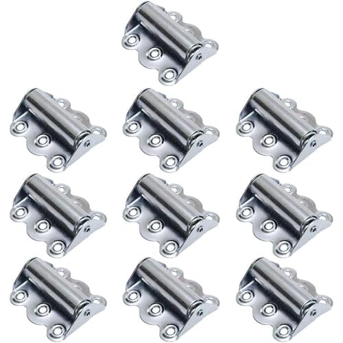 Litepak Screen Door Hinge Professional Grade Hardware Self-Closing Easy Install (10 Pack, Zinc Plated) - color: Zinc Plated, size: 10 Pack