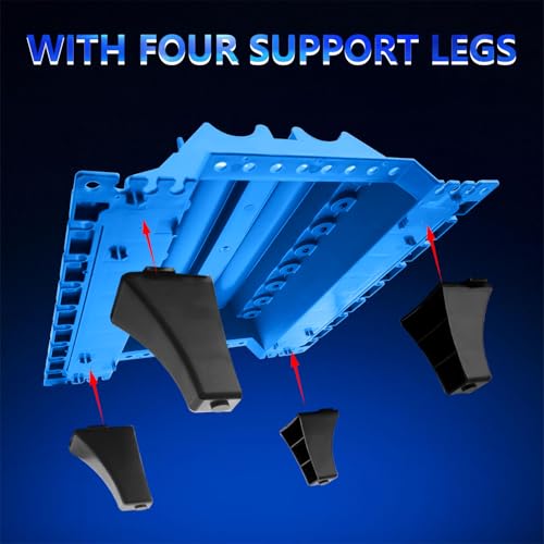 Engine Cylinder Head Organizer Valves Tool, Engine Organizer Parts Tray - color: blue