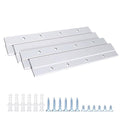 French Cleat Picture Hanger, Aluminum Z Hanger Interlocking Wall Mounting Bracket Hardware(6inch-2Pairs) - size: 6 Inch-Standard