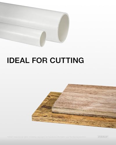 CRALY 6-1/2 Inch 140 Teeth Circular Saw Blade, 5/8 Inch Arbor, Thin Kerf, for Cutting Plywood, OSB, Plastic, Paneling & Vinyl Siding, 2-Pack(C06140WB-2) - size: 6-1/2" 140T(2-pack)