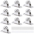 Small Pulley Block 1" Mini Duplex Pulley Roller Frictionless Silent Wheel Heavy Duty Fixed Pulley Loading 176 lb for Rope Cable Cord Guide & Wall Ceiling Mount DIY Project - 10 Pack - size: 10 Pack