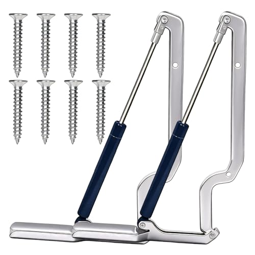 2 Sets Deck Box Hydraulic Hinge Compatible with Keter Deck Box