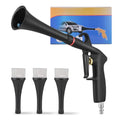 car Cleaning air Blow Gun Compressor Tools Accessories auto Detailing Supplies Interior attachments blowguns 4-piece kit Set - Uses Air Compressor - Blasts Dust, Dirt & Grime Fast