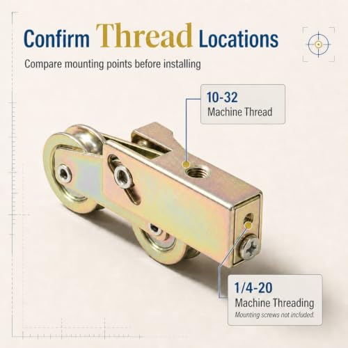 Prime-Line D 1754 1-1/2 In. Steel Ball Bearing Sliding Door Roller - size: 1-1/2"