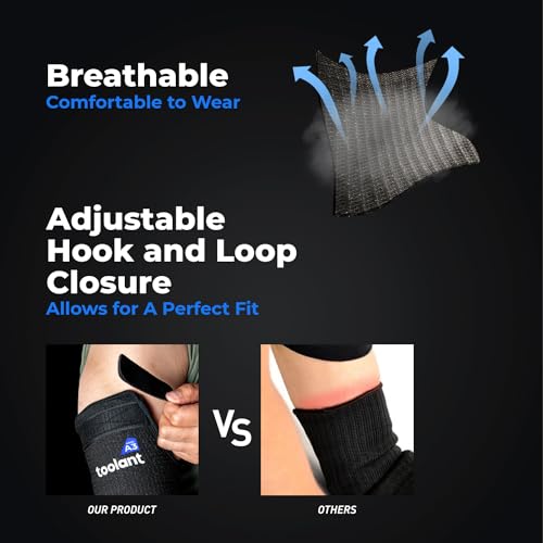 OriStout Cut Resistant Farmers Sleeves with Thumb Hole, Protective Arm Sleeves, for Gardening, Welding, Kitchen, Arm Guards for Biting, Pet Grooming, Black, 1 Pair | Arm Protectors for Thin Skin and Bruising - color: Black (1 Pair) - Long, size: One Size