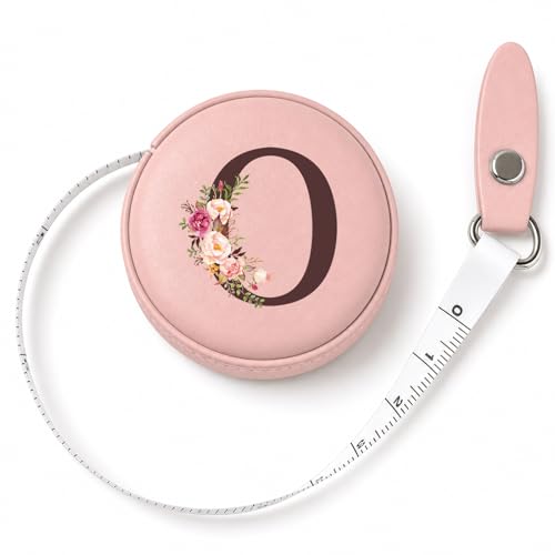 Maicican Retractable Tape Measure, Pink Leather Sewing Measuring Tape, O - color: Tape Measure-Pink O