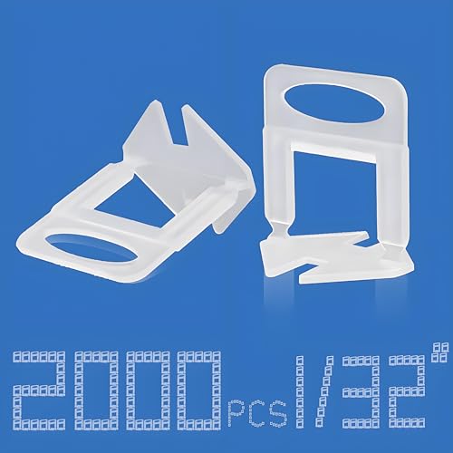 Tile Leveling system Plier Hand Floor Pliers Tiling Installation Tool Tile Locator Leveling System for DIY Ceramic Tile Stone Wall Tile Spacers Adjustment blue - size: 1/32" 2000pcs tile leveling system