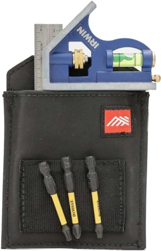 Diamondback Utility Pocket for Tool Belt & Vest - style: Small Tool Pouch with Belt Clip & Magnet