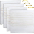 DoubleFill 4 Pcs Washed Blank Wooden Signs, 12 x 12 x 0.6 Inch Blank Signs for Crafts, Rustic Wood Canvas, Wooden Plaque, Wood Planks for Crafting Wall DIY Projects Gift Making(White) - color: White