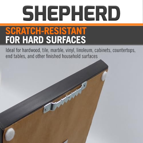 Shepherd Hardware 9957 3/8-Inch Self-Adhesive Felt Furniture Pads, 75-Pack, White