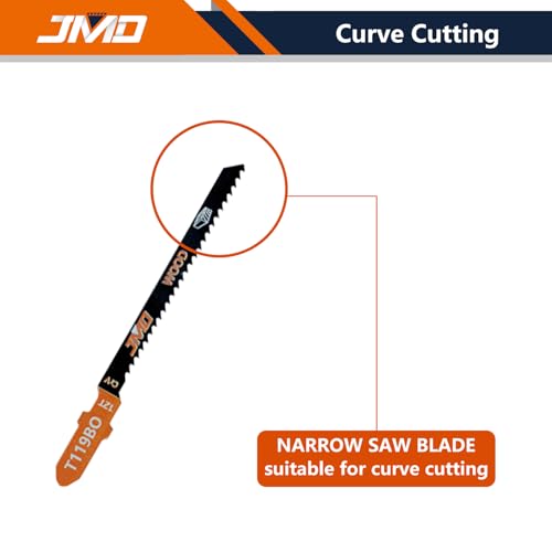 JMD 30-Piece Jigsaw Blades Assortment Set T Shank Assorted Jig Saw Blades
