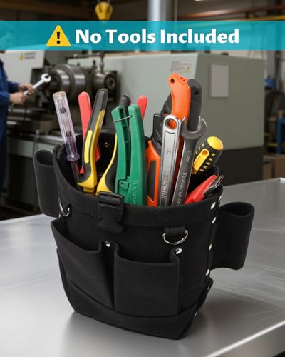 Lichamp Bull Pin and Spud Wrench Holder, Construction Tool Belt Pouches Bolt Bag for Iron Work - size: Large (Pack of 2)
