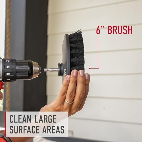 Hoover Hard Bristle Cleaning Brush, 6" Hard Bristle Brush - size: 6”