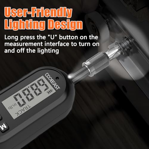 38pcs Digital Torque Screwdriver 1/4" Drive(1.01-106.2in-lbs/0.11-12Nm)