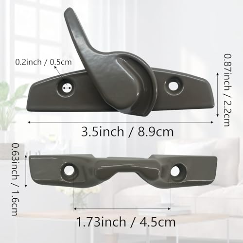 Zinc Sash Lock and Keeper fit for Andersen Sash Lock & Keeper 1968 to Present in Stone Color - color: in Stone Color