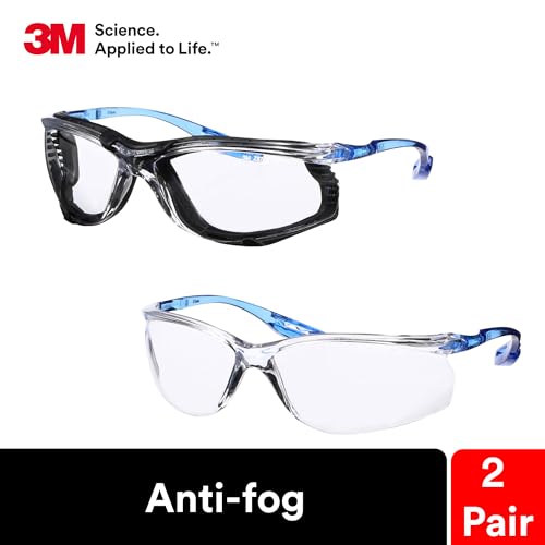 3M Safety Glasses, Virtua CCS and Virtua Sport CCS, Anti-Fog, Clear Lens - color: Clear, Clear