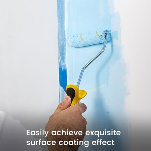 VOOMEY 4 Inch Paint Roller Covers, 1/3" Nap Mini Rollers 48PCS - size: 4 inch 48pcs
