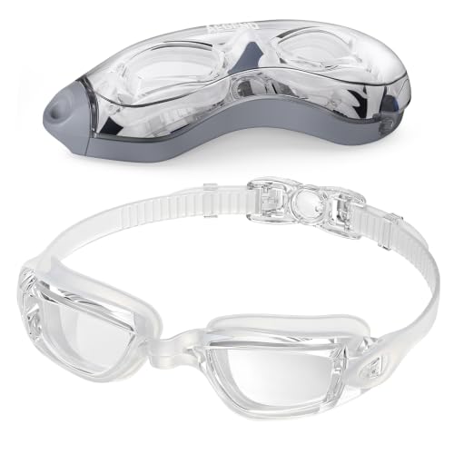 Aegend Swim Goggles, Swimming Goggles No Leaking Full Protect Adult Youth - color: Clear