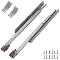 Full Extension Undermount Drawer Slides 18 inch (1 Pair), Soft Close Concealed Drawer Runners, Come with Mounting Screws and Brackets - size: 18 Inch