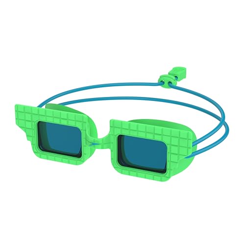 Speedo Kids' Swim Goggles Sunny G Ages 3-8 - color: Screaming Green/Cobalt