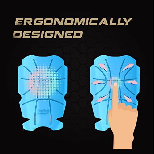 Breathable No Strap Knee Pad Insert for Work Pants/Bibs, Uniforms, and Tactical Pants, Heavy Duty Pocket Knee Pads for Construction, Flooring, Gardening, and Garage, 11.5''×7.9''×0.45'', Blue 3 Pairs - size: 3 pairs 11.5''×7.9''×0.45''