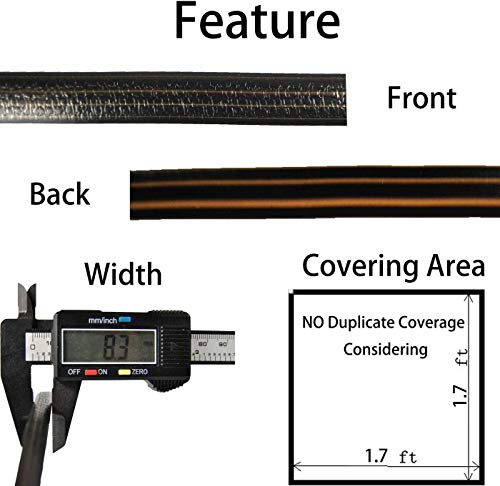 Wicker Repair Kit, Synthetic Embossing Rattan Fix Material Supplies Vinyl Plastic Waterproof Flat Ribbon for Garden Patio Furniture and Rattan Chair Sofa Basket Replacement-130Ft Dark Coffee Brown