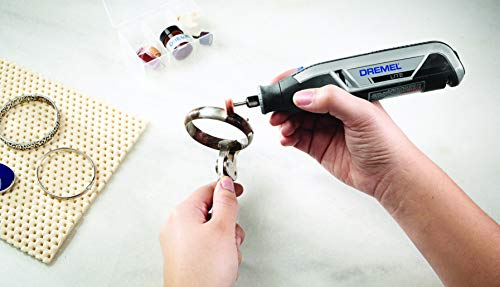 Dremel 709-02 110-Piece All-Purpose Rotary Tool Accessory Kit- Includes a Carving Bit, Sanding Drums, Grinding Stones, Cutting Discs, and a Storage Case, Gray - size: 110-Pieces