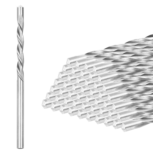Upgrade 50 Pcs Drywall Bit, 1/8 Inch Drywall Drill Bit for Wood, Drywall Cutting Bit, Drywall Guide Point Cutting Bits, Drywall Router Bits for Use with Spiral Saw (50, 1/8 inches) - size: 1/8 inches
