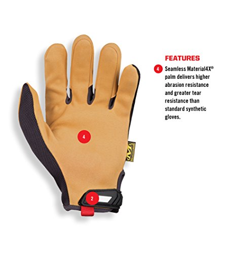 Mechanix Wear Material4x Original Gloves Brown/Black, X-Large - size: X-Large
