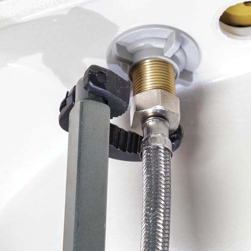 Klein Tools 68232 Telescoping Basin Wrench, Adjustable 10-17-Inch Plumbing Wrench with 1-1/4-Inch Jaw Capacity, Ideal for Hard to Reach Spaces - style: Basin Wrench