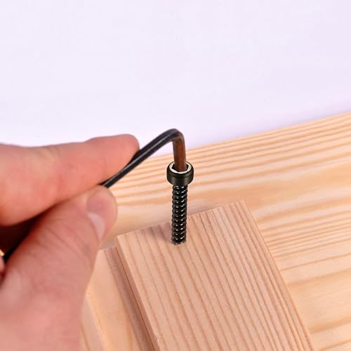 Metric Hex Socket Cap Head Self Tapping Screws, 480pcs M3 Stainless Steel Socket Head Cap Wood Screws Assortment Kit, Hex Drive Head Cap Self Drilling Screws(480 Black) - color: 480 Black