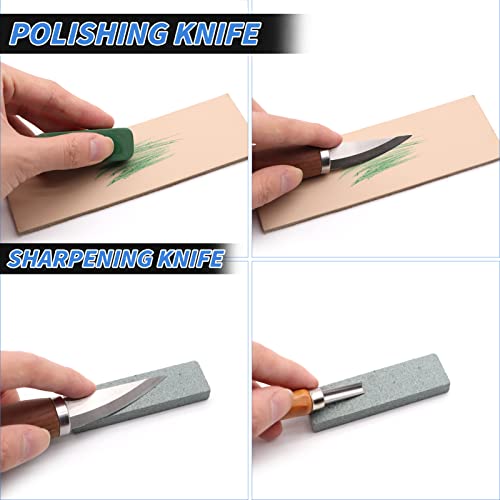 VIBRATITE Wood Carving Kit, 19 PCS Wood Carving Tools for Beginners - color: 19PCS