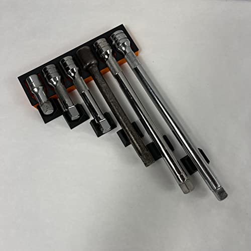 MagAttach Socket Extension Organizers (1/2", Orange/Black) - color: Orange/Black, size: 1/2"