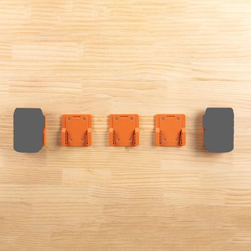 Battery Holder Compatible for Ridgid 18V Battery - size: 5 PACK，fit for R87004 18V Battery