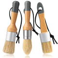 Mister Rui Chalk Wax Paint Brush, 3pcs, Chalk Paint Brushes for Furniture - size: 3PCS, Small