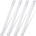 4 Pack Sliding Door Security Bar Window Security Bars Adjustable Sliding Glass Door Lock Bars with Rubber Tips 9.8-15.7 Inch Tension Rods 0.7 Inch in Diameter Window Safety Lock Bar for Door Bathroom - size: 9.8-15.7 Inches